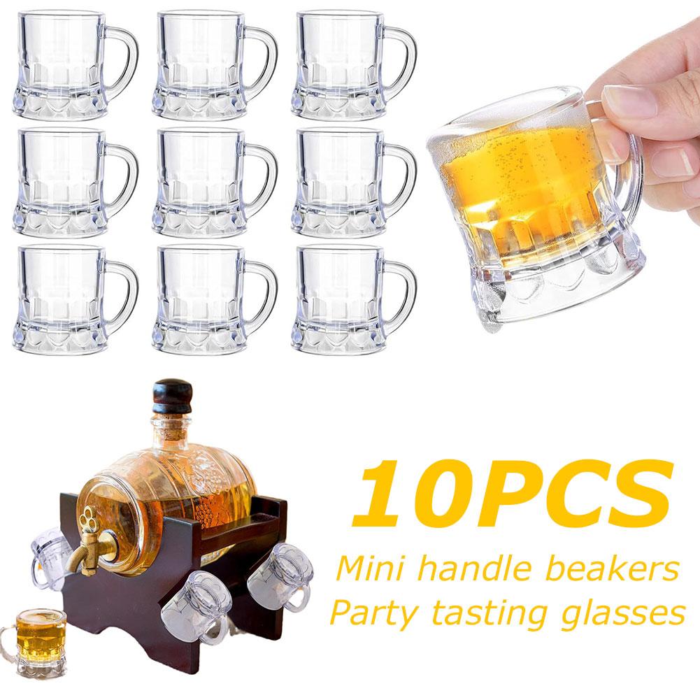 Beer Mug Handled - 10PCS 30ml Beer Cup Small Handle
