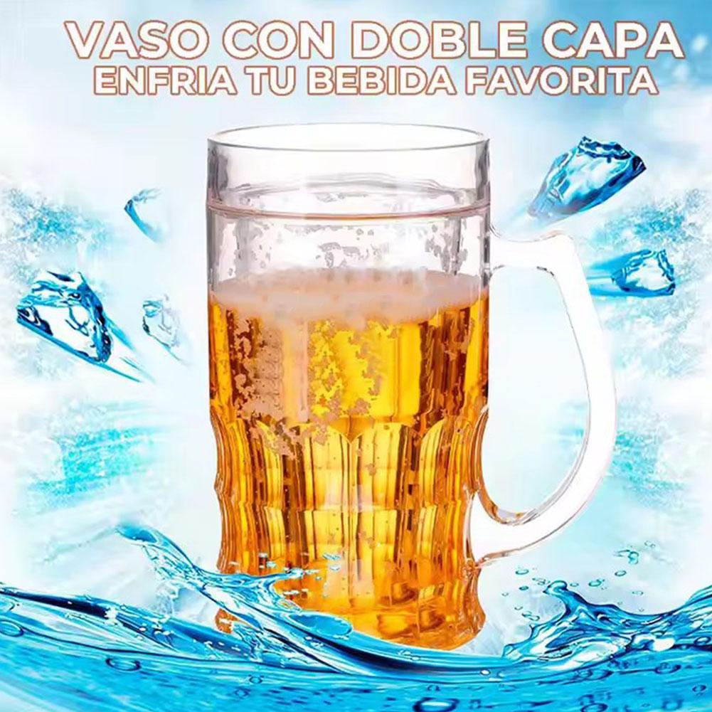 Beer Mug Handled - 1/2Pcs Double Beer Glass with Handle