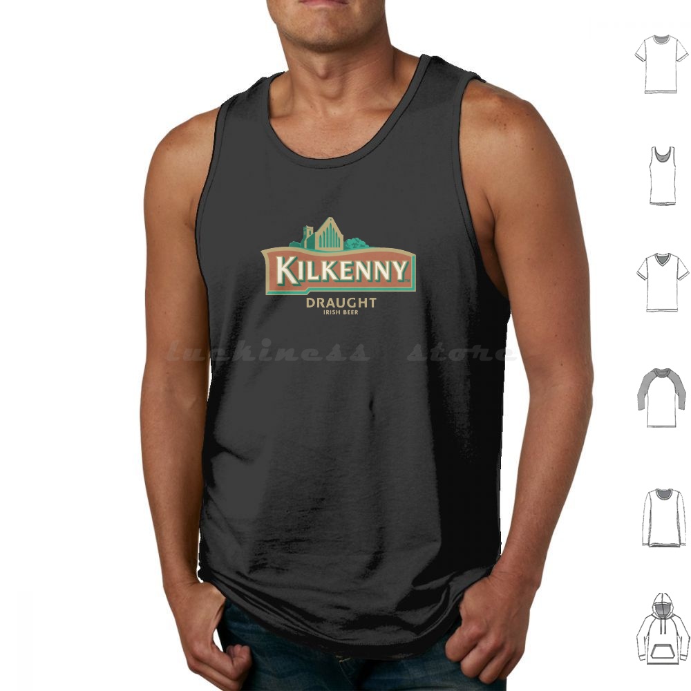Beer Wine Gin - Kilkenny Tank Tops Print Cotton Drunk
