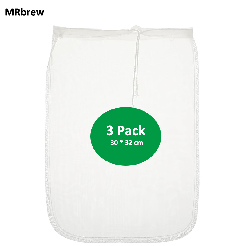 Wine Beer And Cider - 3Pcs Brew Bag 100 Mesh Straining