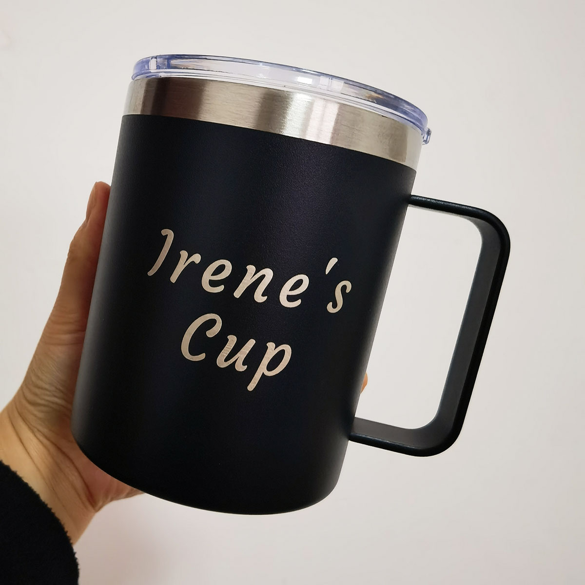 Beer Mug Handled - 16oz Stainless Steel Insulated Cup Vacuum