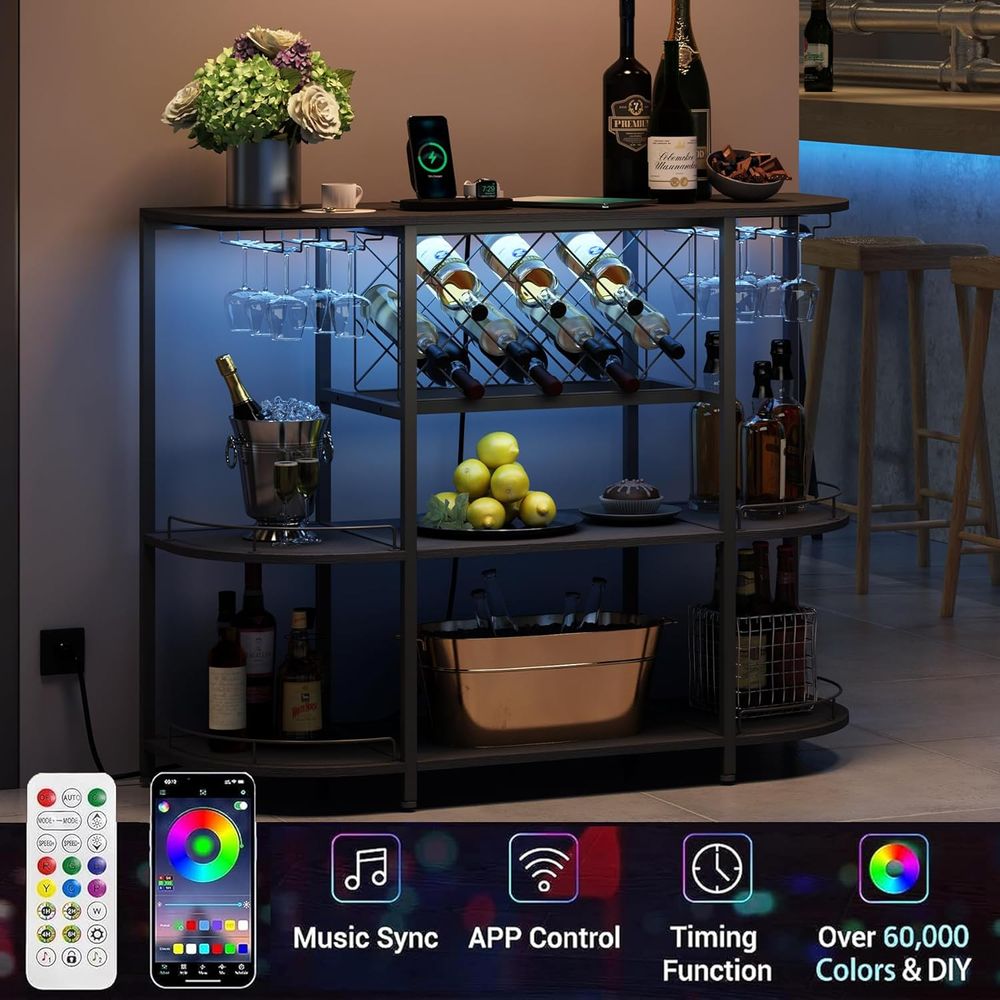Black 3-Tier Coffee Table with - огляд і ціна Wine & Beer Shop