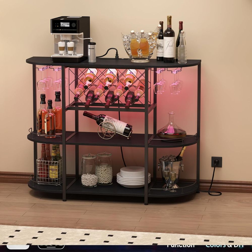 Black 3-Tier Coffee Table with - огляд і ціна Wine & Beer Shop