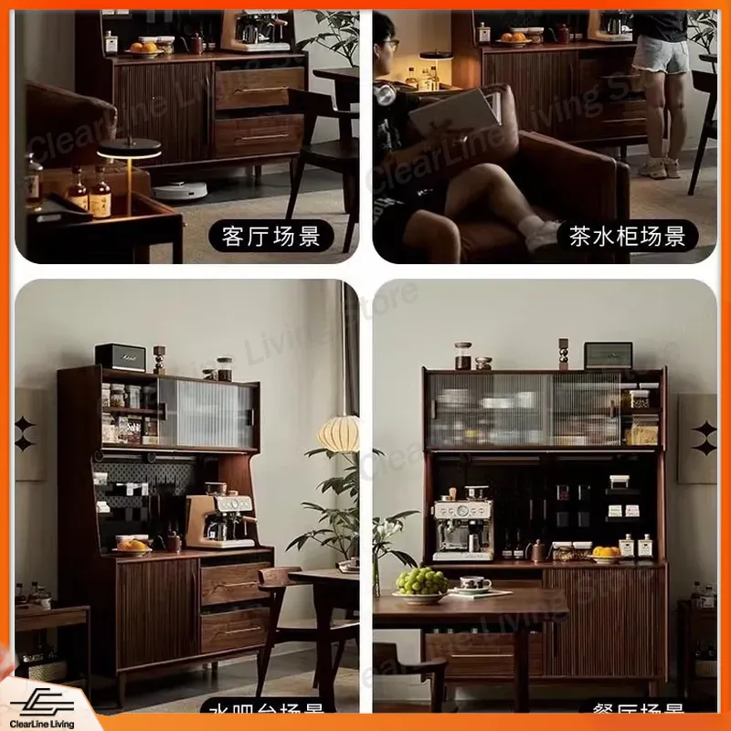 Retro Solid Wood Living Room W - огляд і ціна Wine Vodka Beer