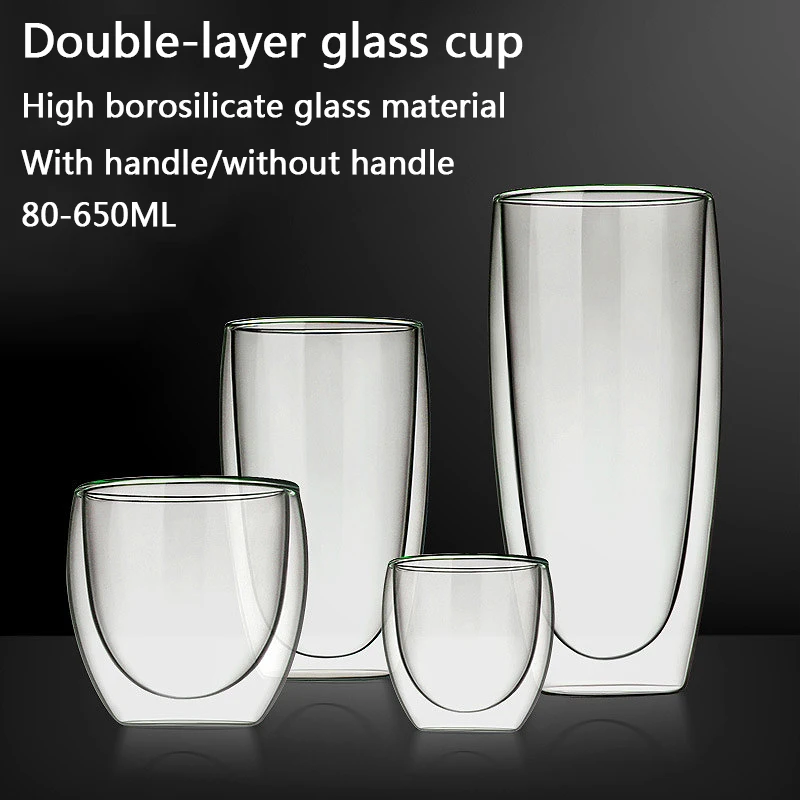 Transparent Glass Coffee Cup M - огляд і ціна Wine Vodka Beer