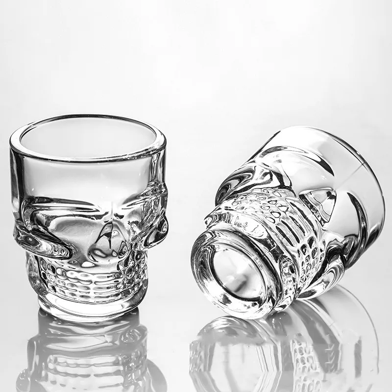 1/2Pcs Skull Head Shot Glass C - огляд і ціна Wine Vodka Beer