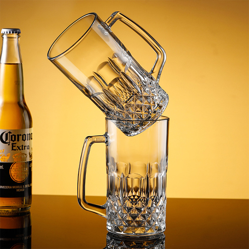 600ml/1000ml Beer Glass with H - огляд і ціна Beer Mug Handled