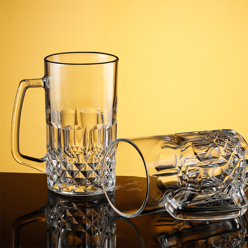 600ml/1000ml Beer Glass with H - огляд і ціна Beer Mug Handled