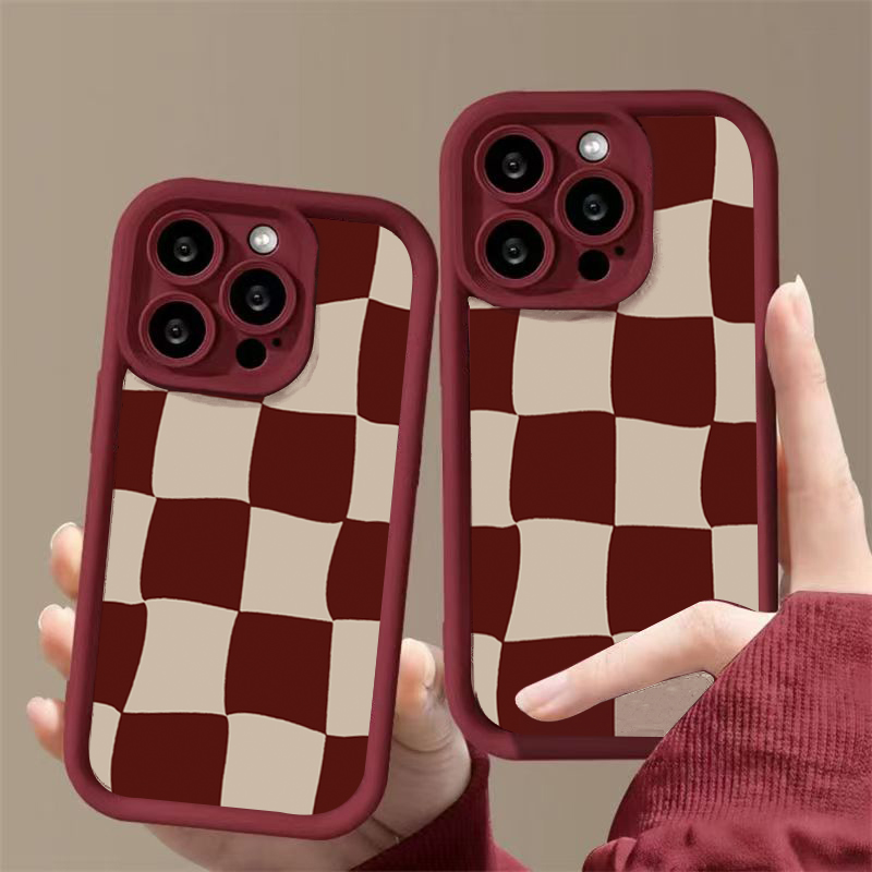 Wine Red Deform Grid Pattern P - огляд і ціна Wine & Beer Shop