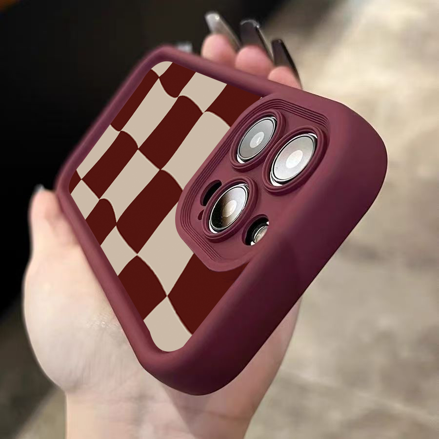 Wine Red Deform Grid Pattern P - огляд і ціна Wine & Beer Shop