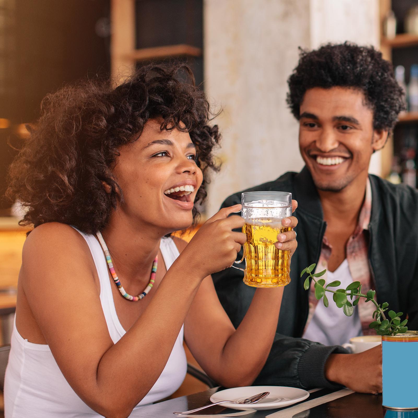 450ML Double Layer Simulated B - огляд і ціна Beer Mug Handled