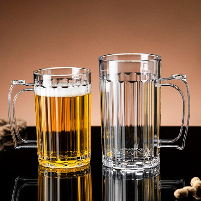 Acrylic Beer Cup Household Mug - огляд і ціна Beer Mug Handled