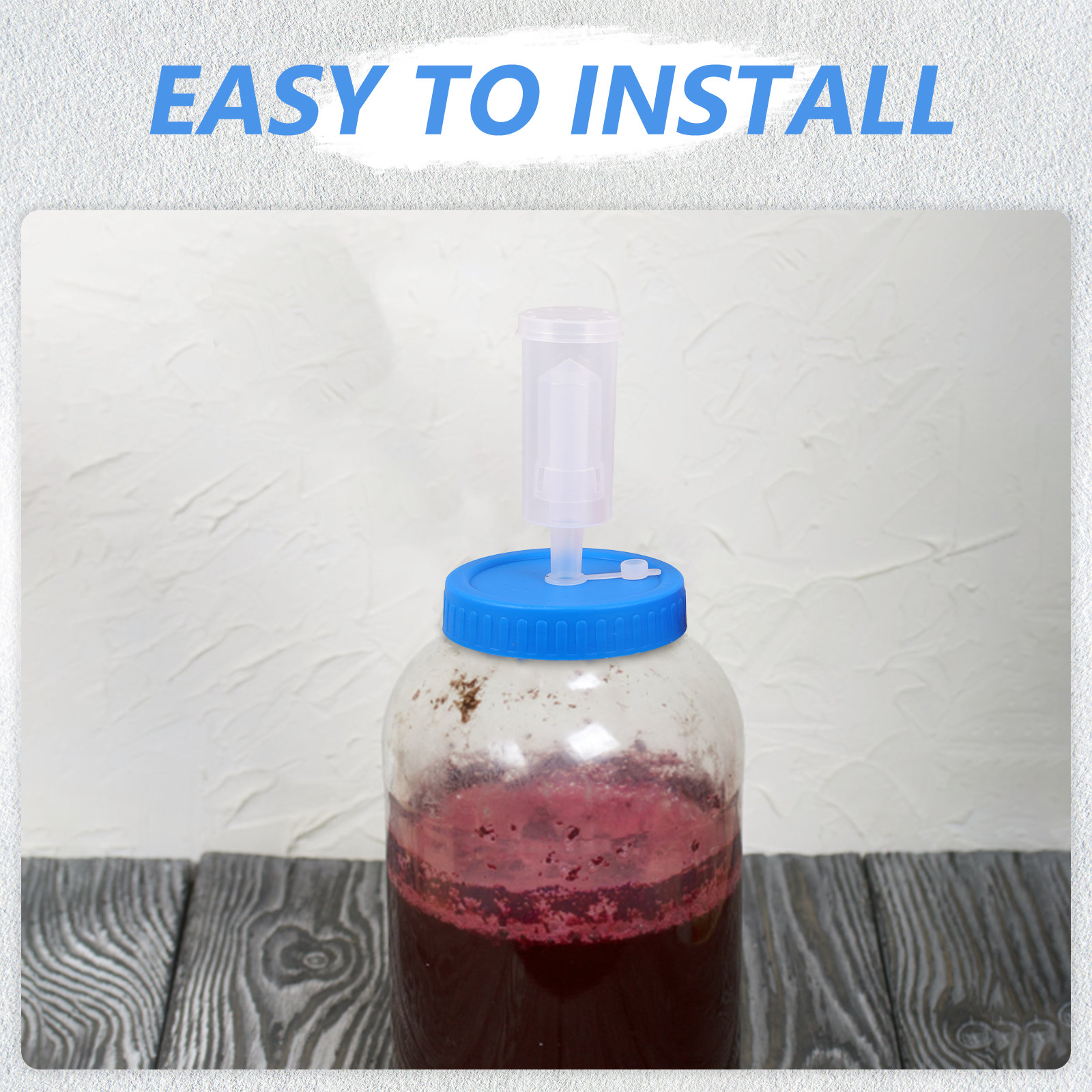 2Pcs Fermentation Lid Airlock  - огляд і ціна Wine Beer And Cider