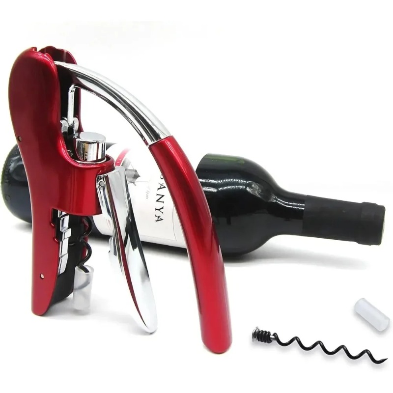 New Stainless Steel Wine Bottl - огляд і ціна Cork Screw Lever