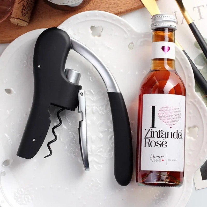 New Stainless Steel Wine Bottl - огляд і ціна Cork Screw Lever