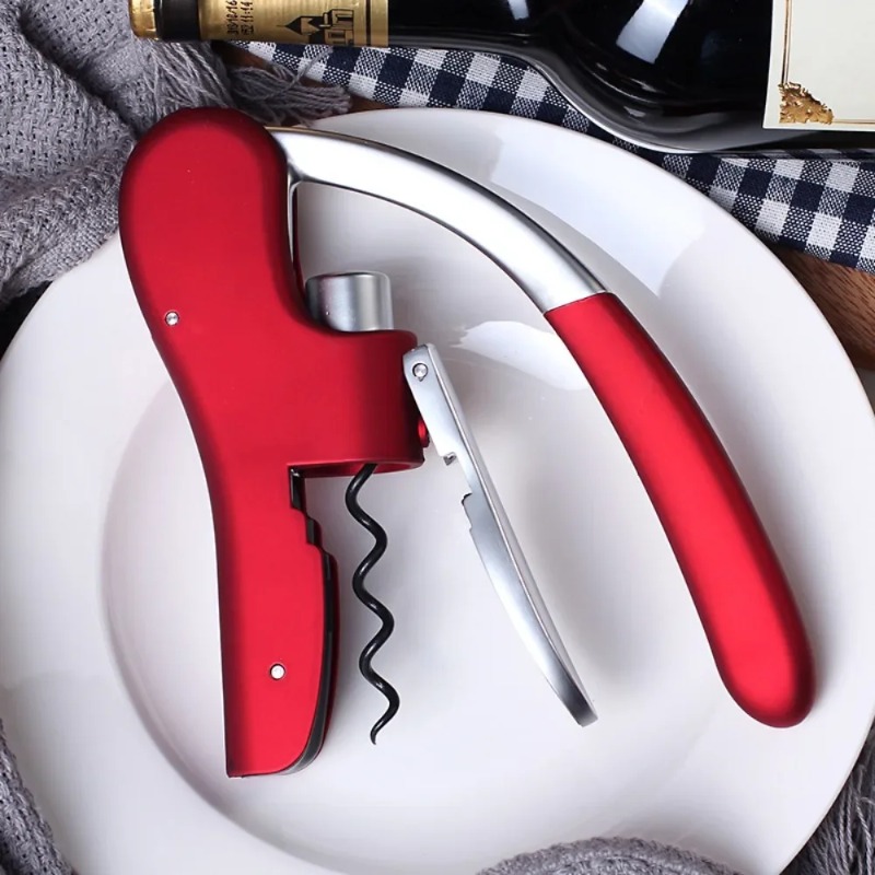 New Stainless Steel Wine Bottl - огляд і ціна Cork Screw Lever