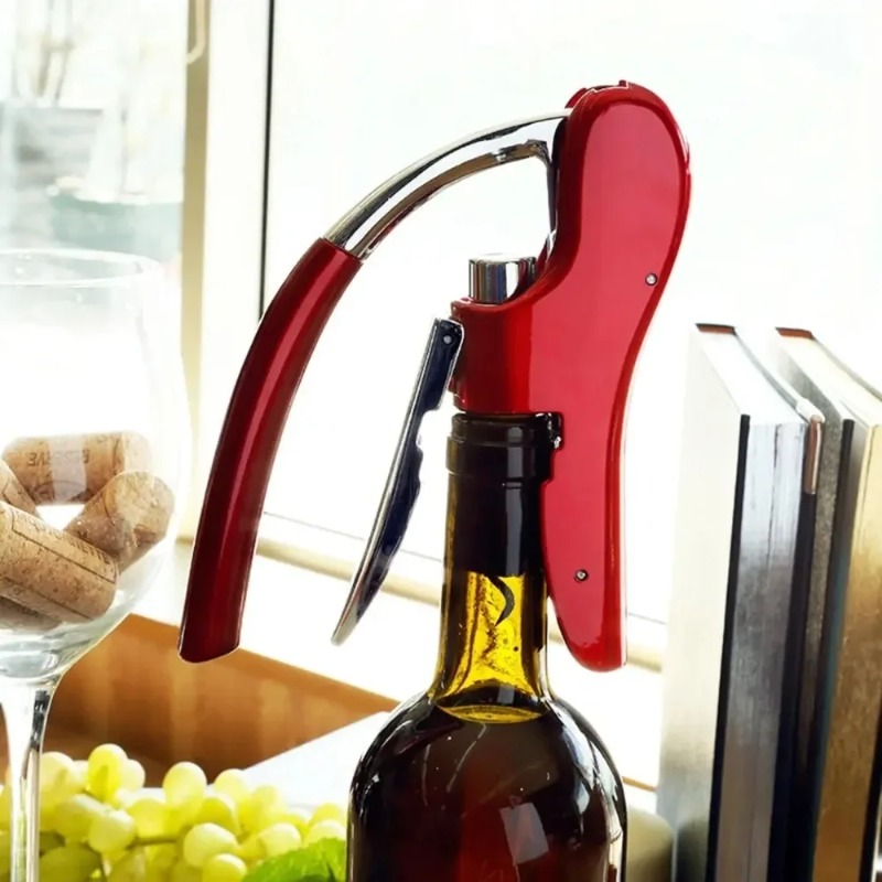 New Stainless Steel Wine Bottl - огляд і ціна Cork Screw Lever