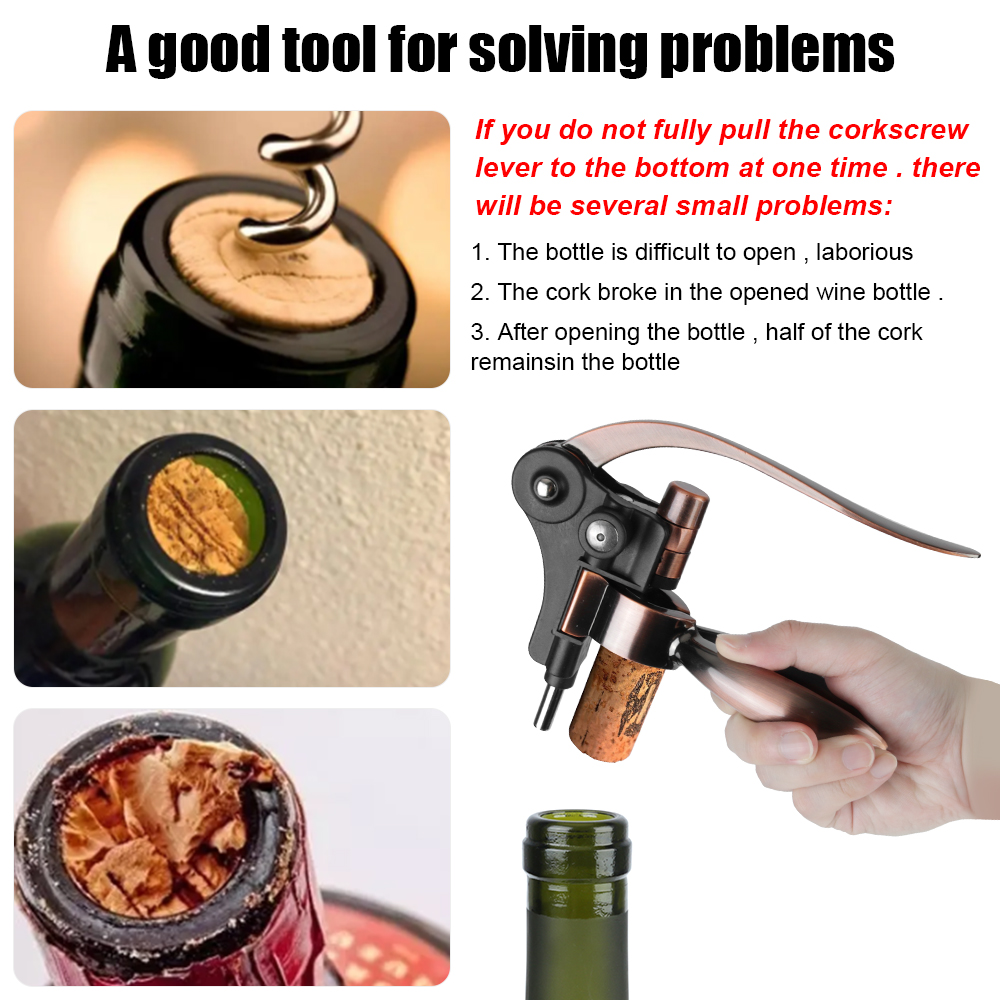 Bar Lever Corkscrew Zinc Alloy - огляд і ціна Cork Screw Lever