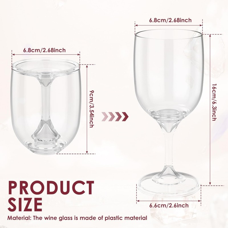 Folding Wine Glass Transparent - огляд і ціна Wine & Beer Shop