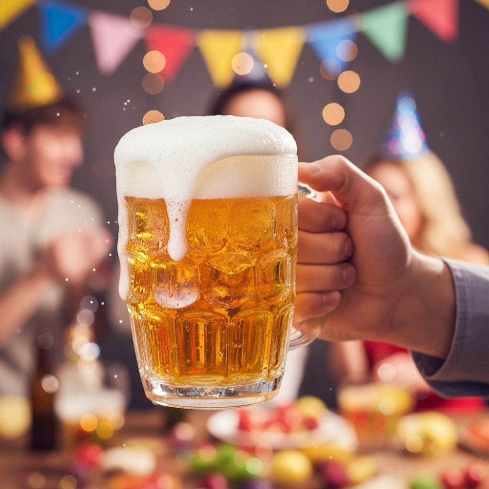 Creative Imitation Glass Plast - огляд і ціна Beer Mug Handled