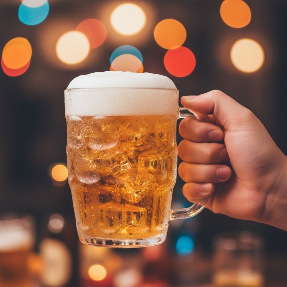 Creative Imitation Glass Plast - огляд і ціна Beer Mug Handled
