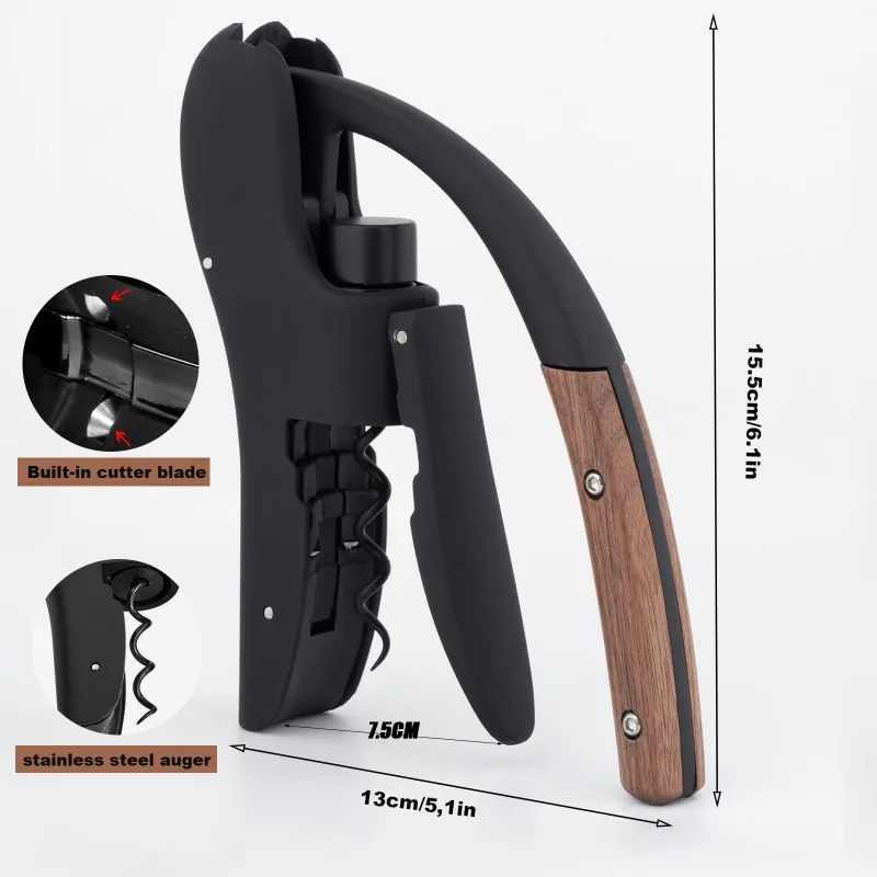 Gooseneck Wine Opener-Manual L - огляд і ціна Cork Screw Lever