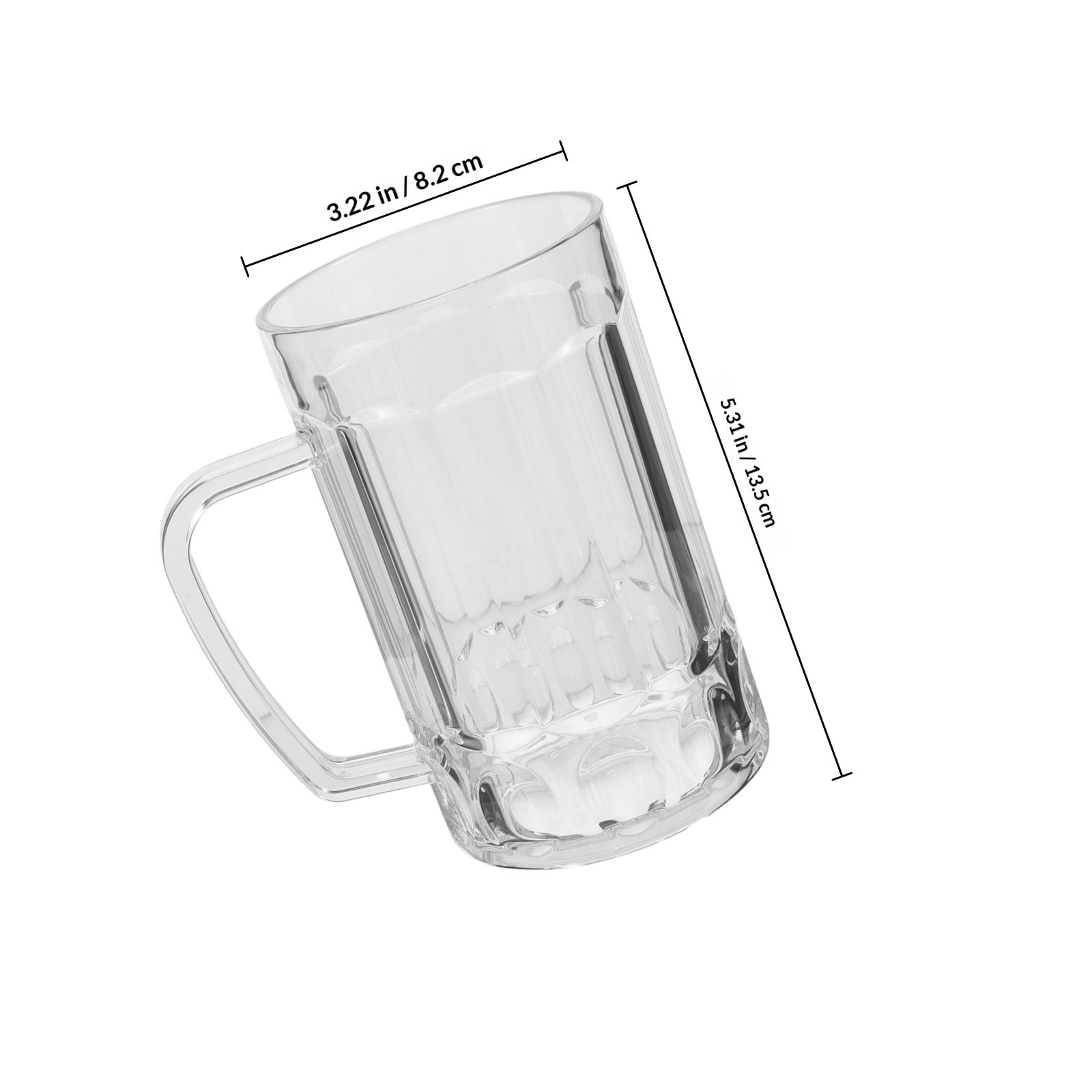 Acrylic Beer Cup Household Bee - огляд і ціна Beer Mug Handled