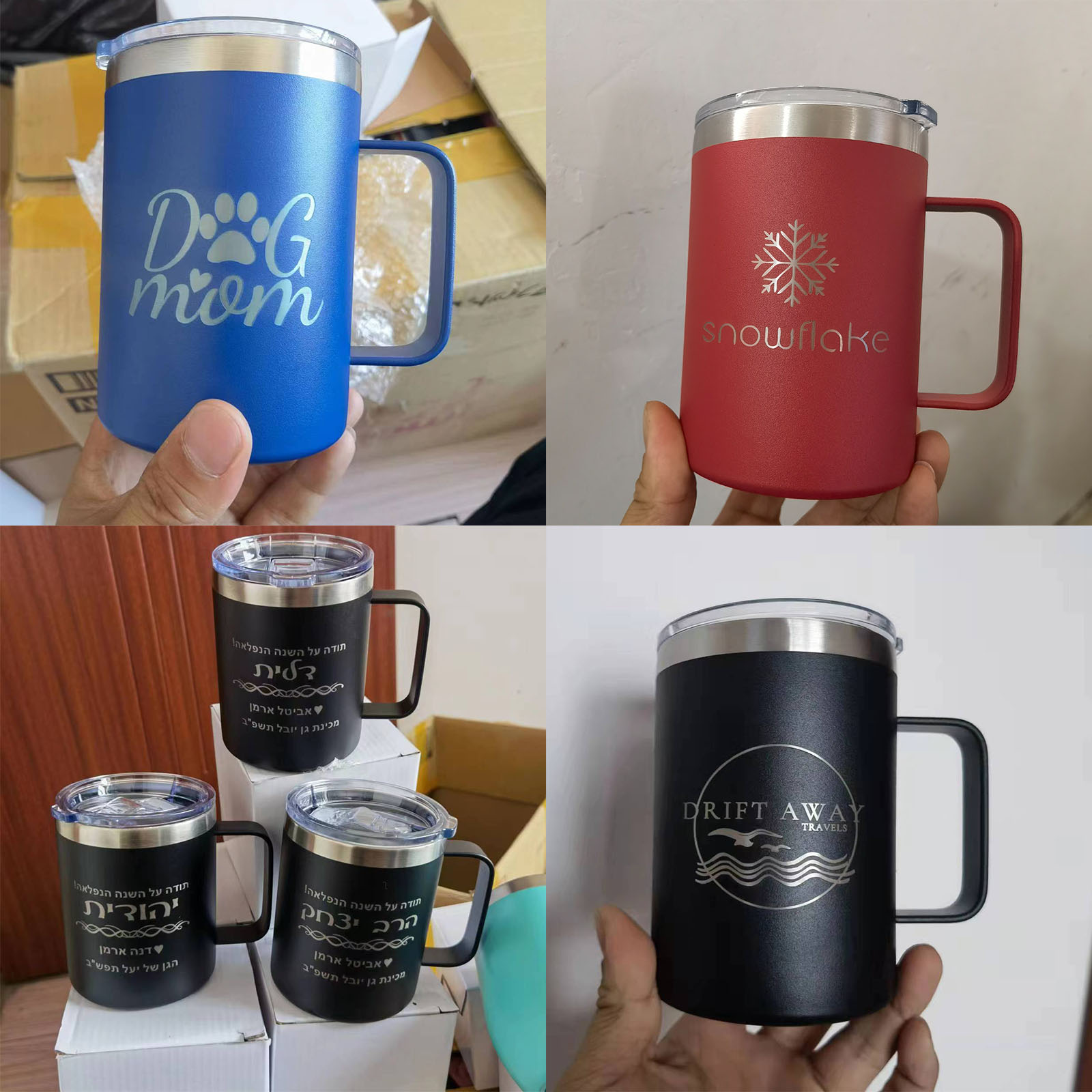16oz Stainless Steel Insulated - огляд і ціна Beer Mug Handled