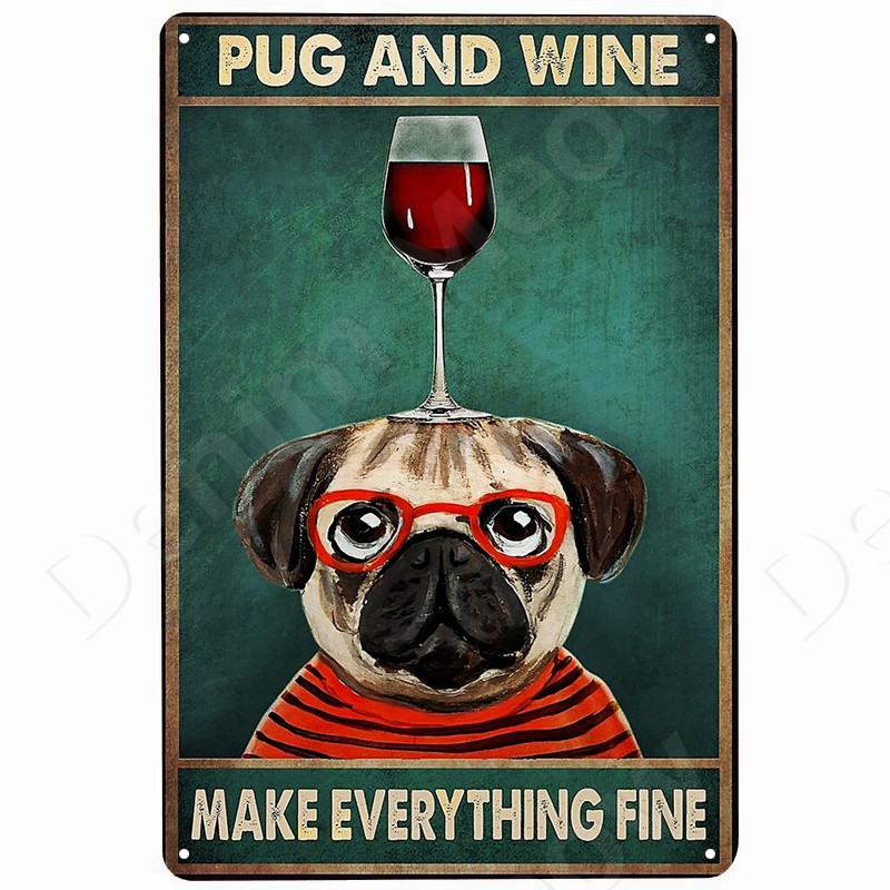 Cats and Wine Vintage Metal Si - огляд і ціна Beer Wine Gin