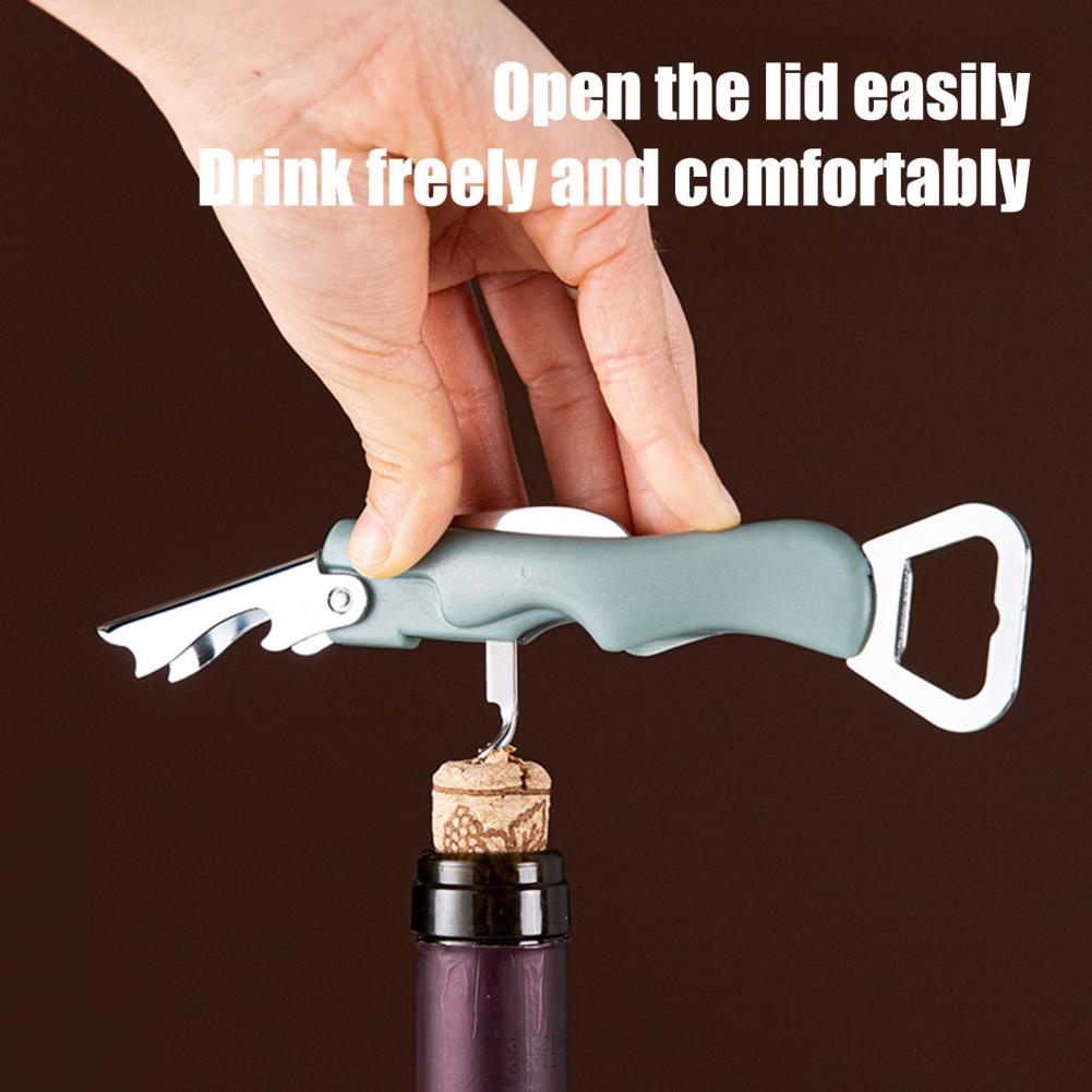 3 in 1 Wine Opener, Portable B - огляд і ціна Cork Screw Lever