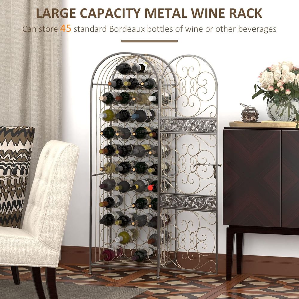 Antique Bronze 45-Bottle Wroug - огляд і ціна Wine & Beer Shop