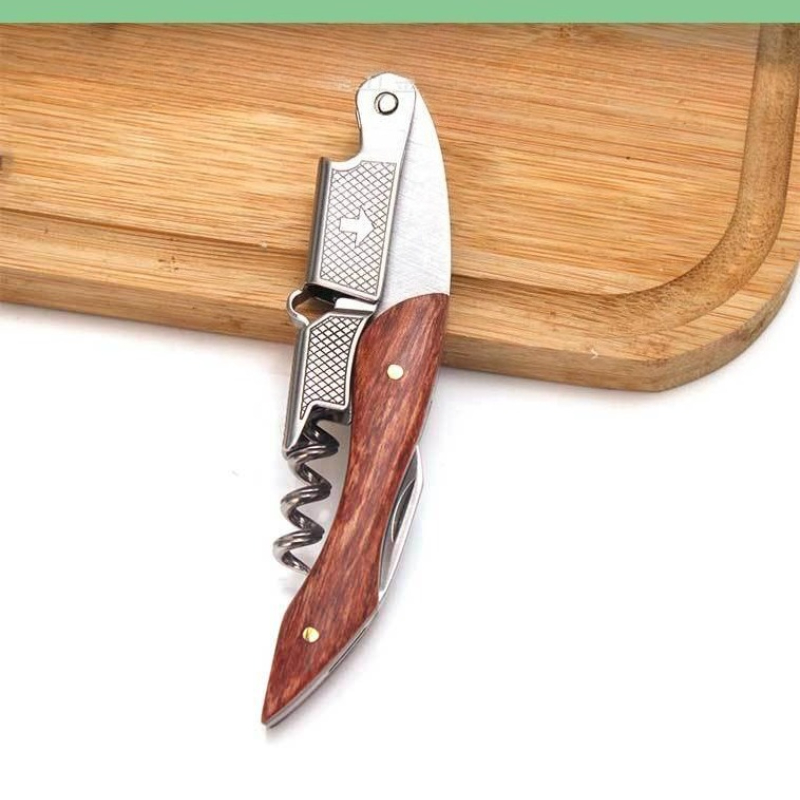 Stainless Steel and Wood 1pc S - огляд і ціна Cork Screw Lever