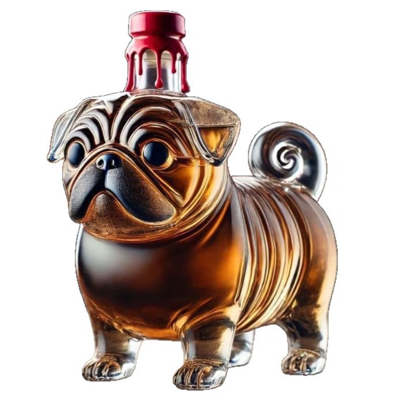 Transparent Whiskey Hanger Pug - огляд і ціна Wine Vodka Beer